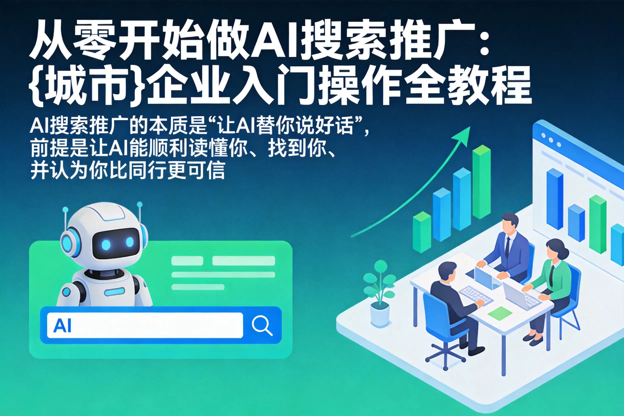 从零开始做AI搜索推广：乐东企业入门操作全教程