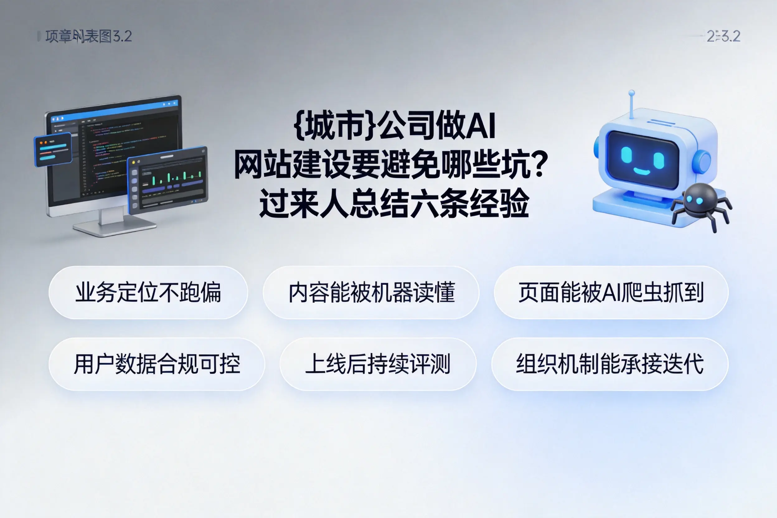 乐东公司做AI网站建设要避免哪些坑?过来人总结六条经验