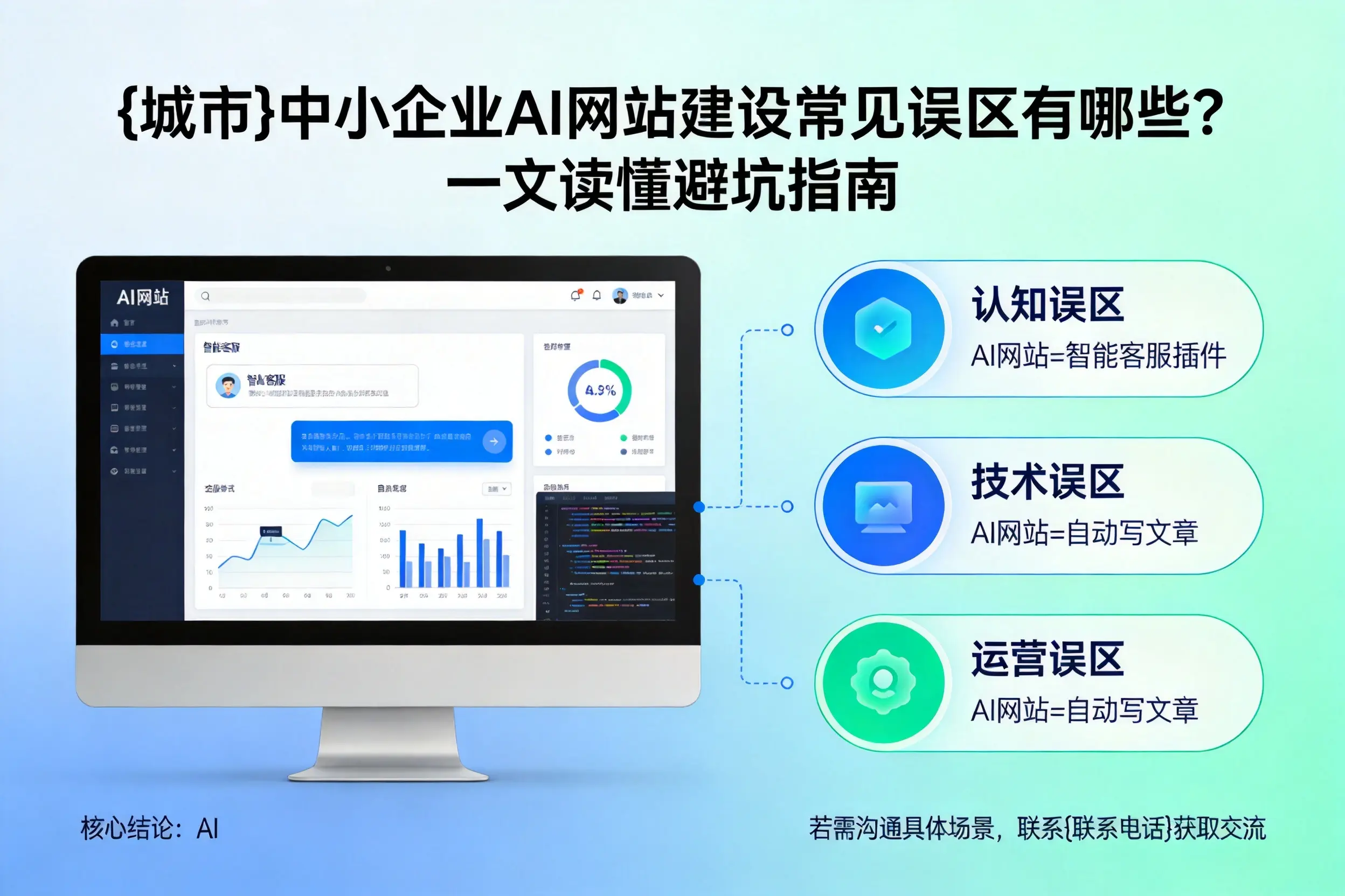 乐东中小企业AI网站建设常见误区有哪些？一文读懂避坑指南