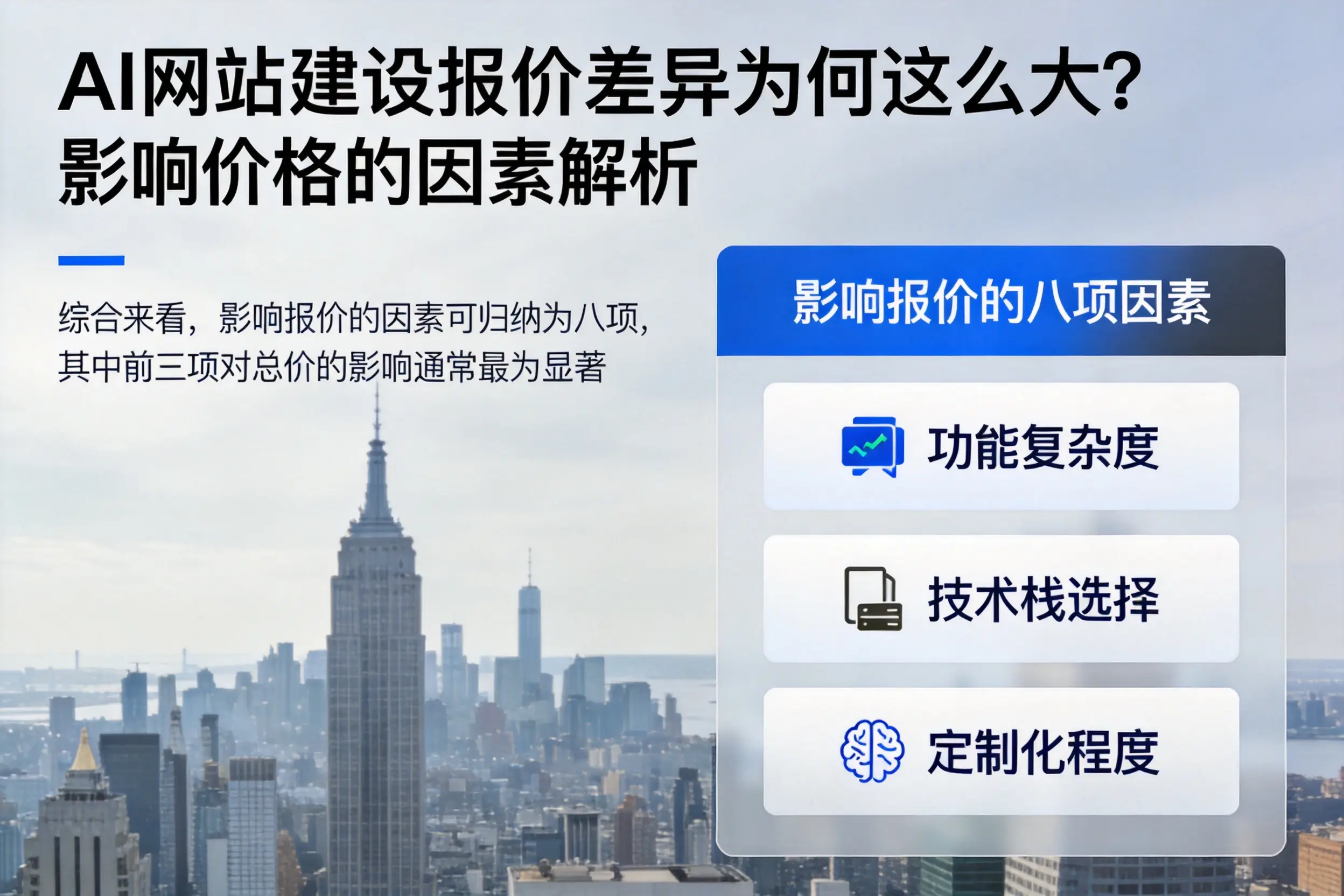 乐东AI网站建设报价差异为何这么大？影响价格的因素解析