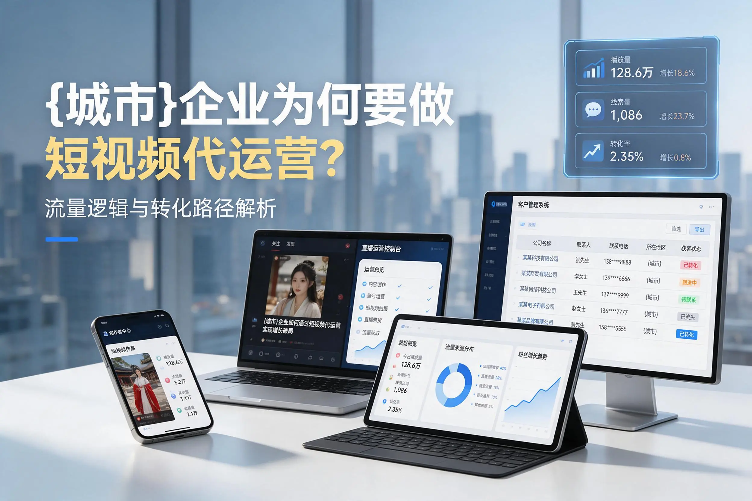 乐东企业为何要做短视频代运营？流量逻辑与转化路径解析