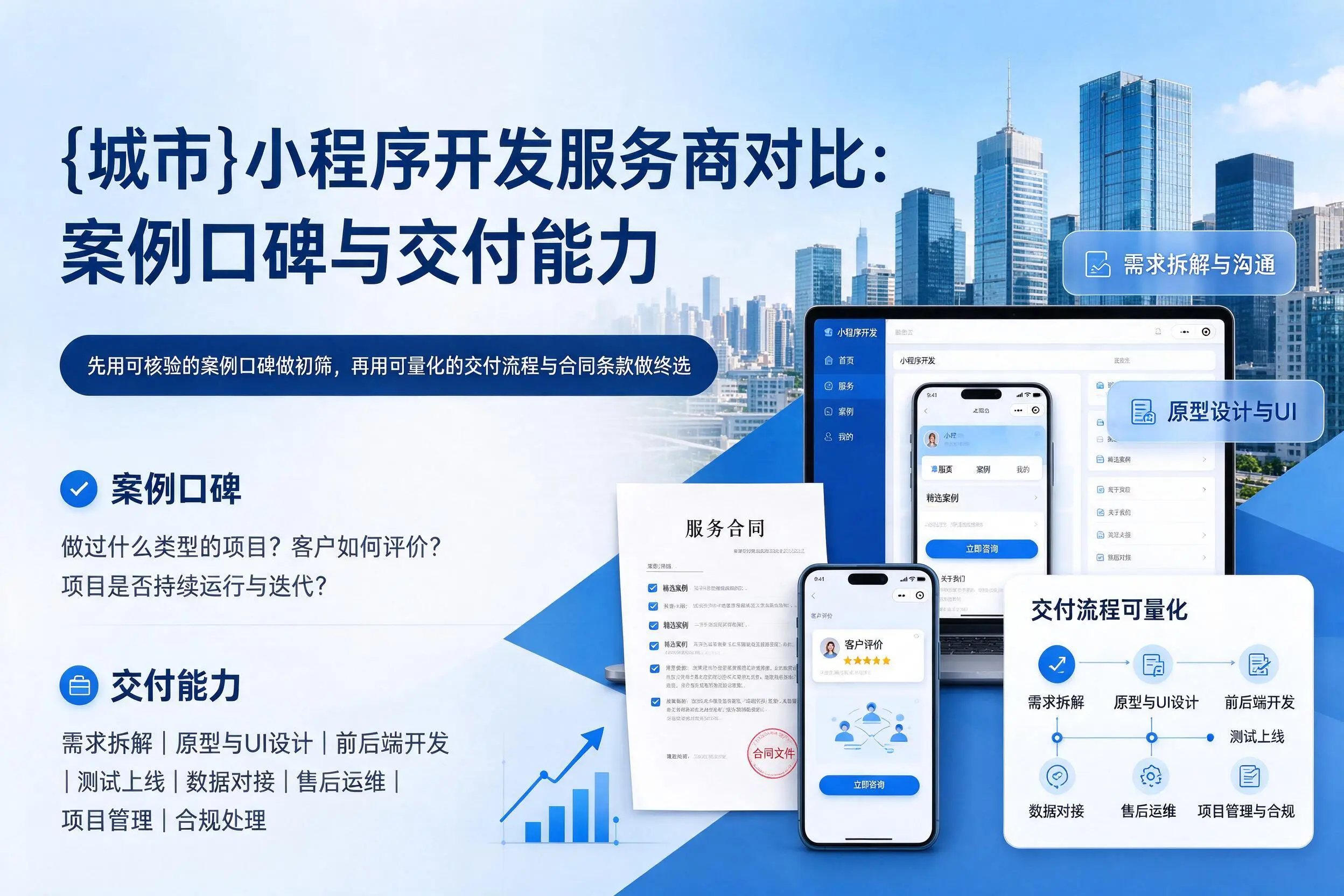 乐东小程序开发服务商对比:案例口碑与交付能力