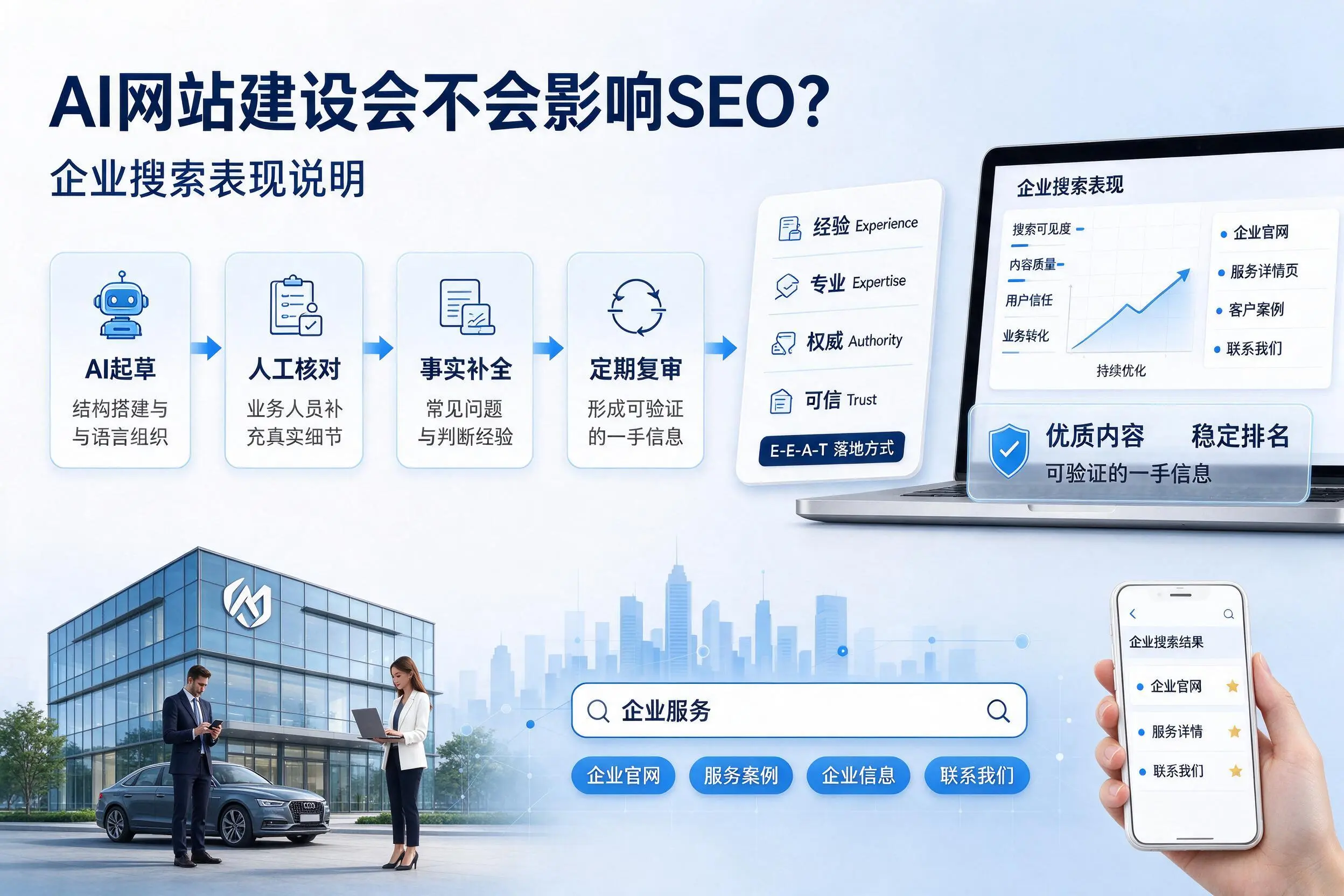 AI网站建设会不会影响SEO?乐东企业搜索表现说明
