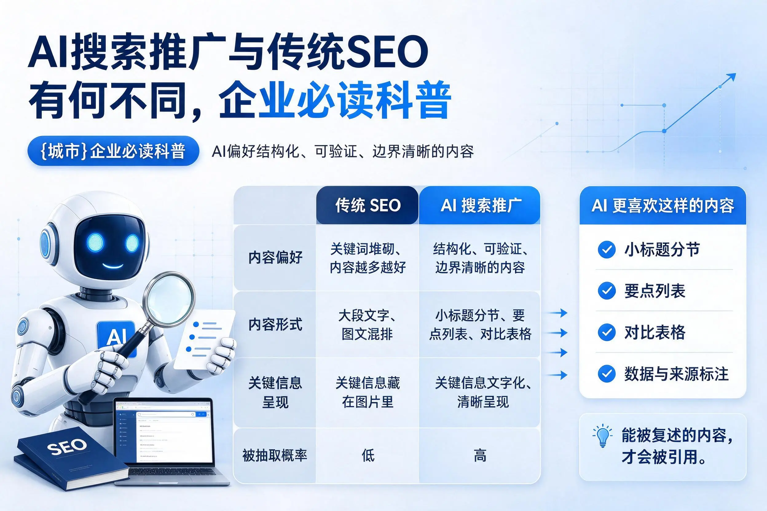 AI搜索推广与传统SEO有何不同，乐东企业必读科普