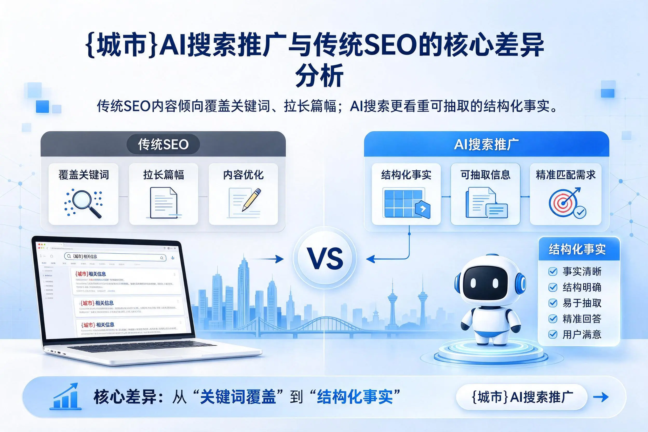 乐东AI搜索推广与传统SEO的核心差异分析